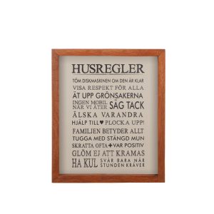 Trätavla - MED TEXT