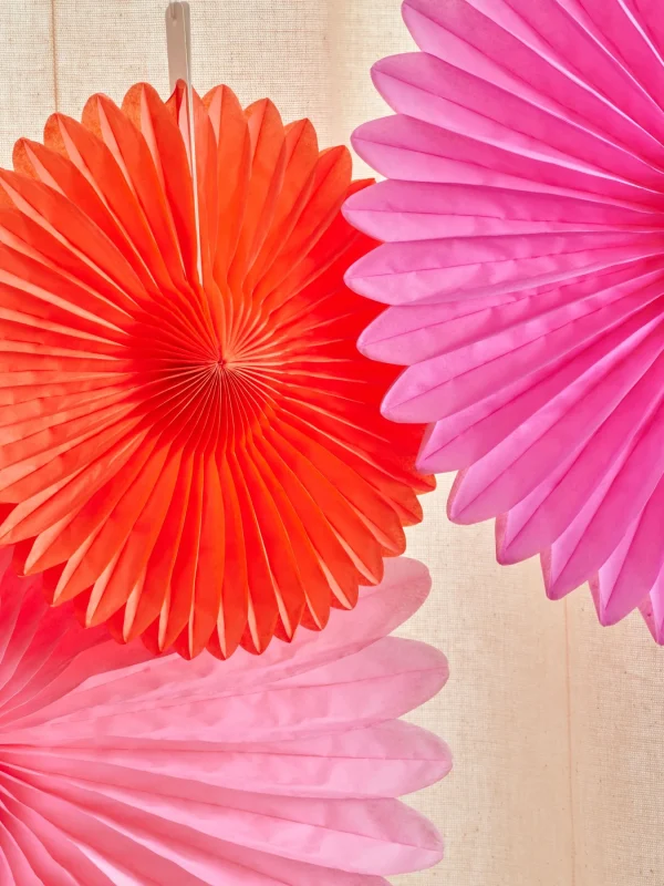 Pappersrosetter - 3-PACK