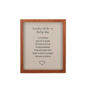 Trätavla - MED TEXT