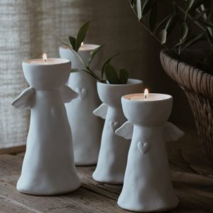 Vas/värmeljushållare - ÄNGEL